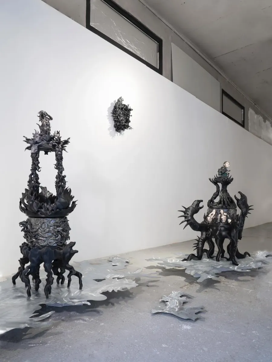 Nymphenbrunnen installation view 3