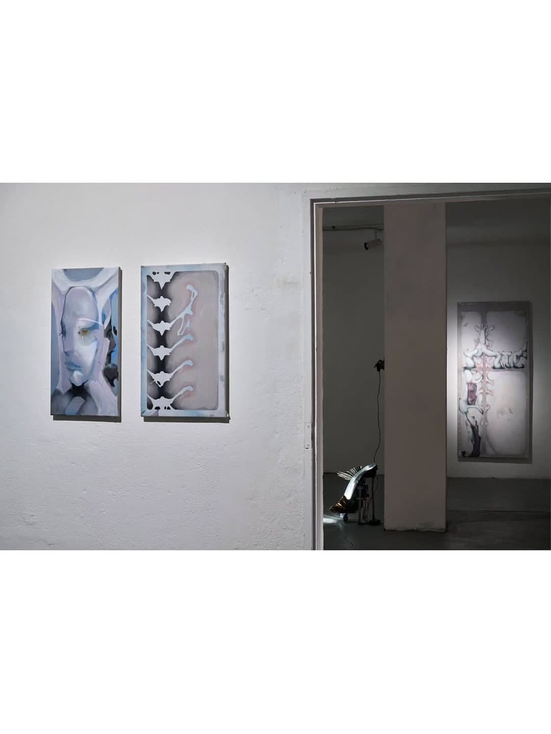WITH FEATHERS AND FLESH installation view 12
