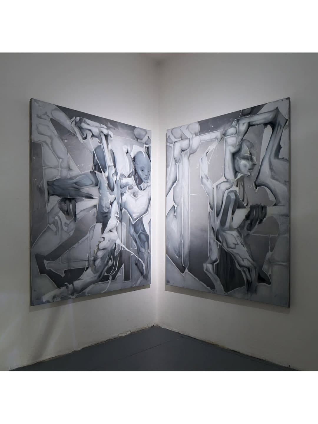 WITH FEATHERS AND FLESH installation view 7