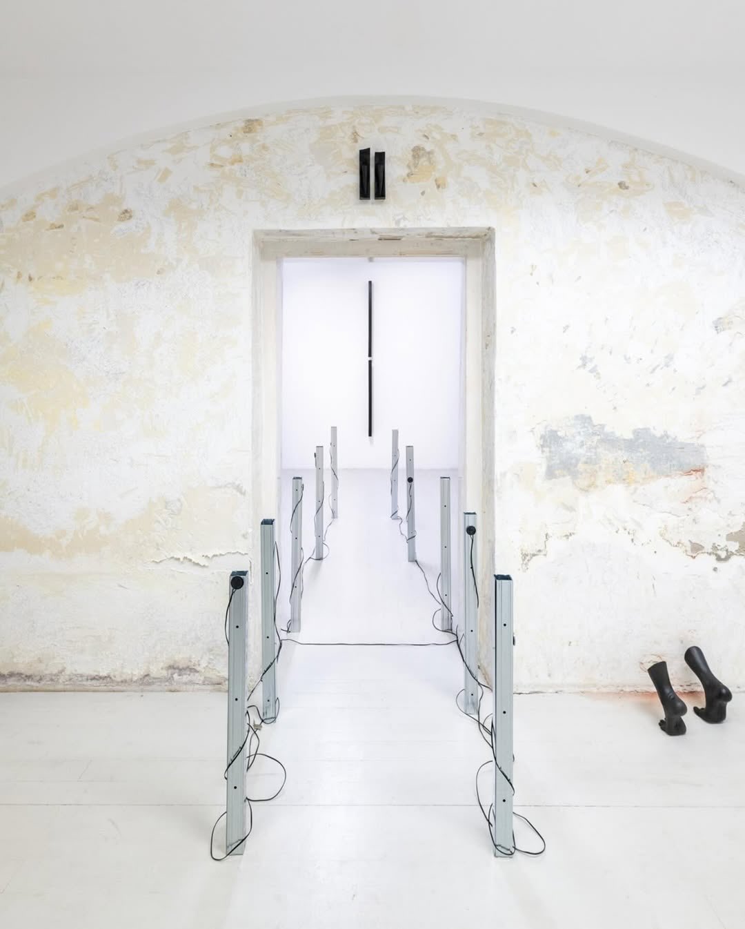 DOUBLED PRESENCE IN A DISEMBODIED SPACE installation view