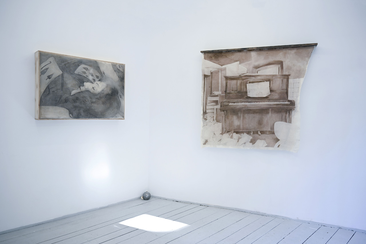 TANGLED IN SHADOWS FROM AN OLD DRAWER installation view 2