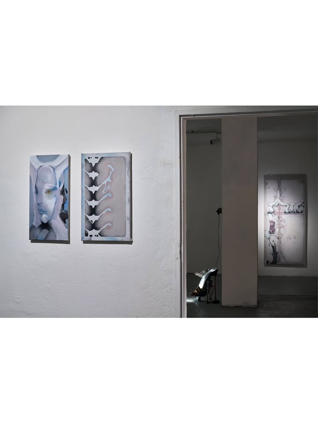 WITH FEATHERS AND FLESH installation view 12